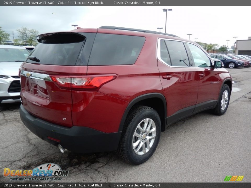 2019 Chevrolet Traverse LT AWD Cajun Red Tintcoat / Jet Black Photo #4