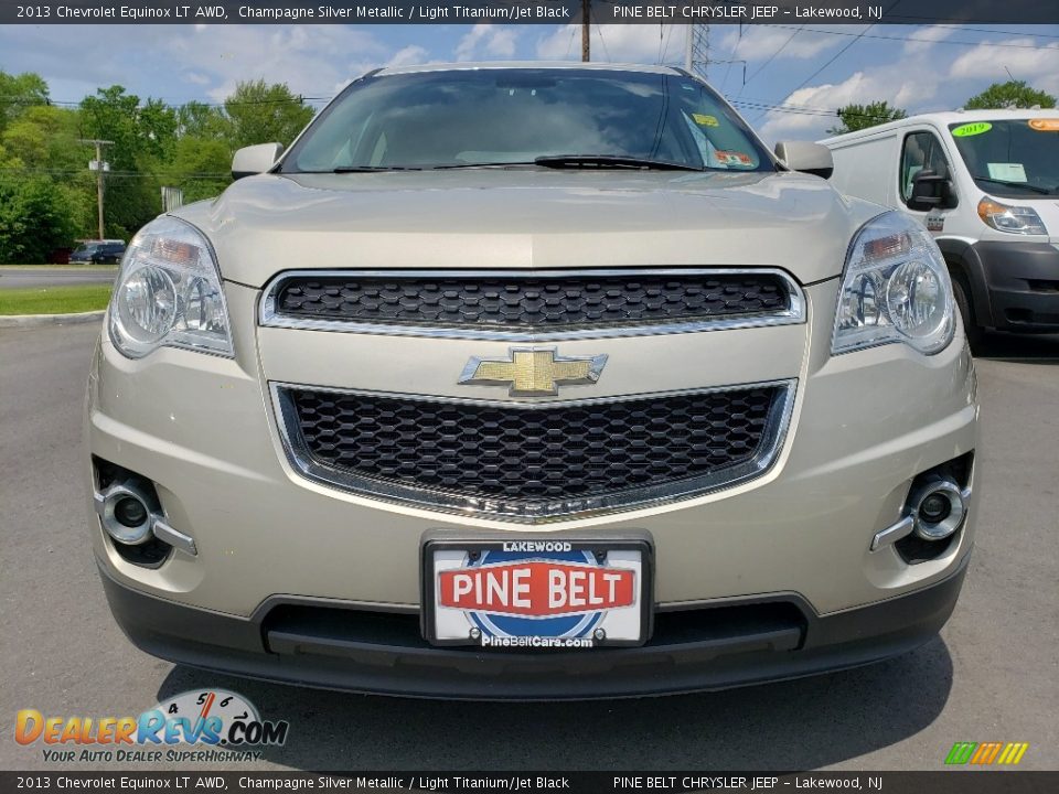 2013 Chevrolet Equinox LT AWD Champagne Silver Metallic / Light Titanium/Jet Black Photo #2