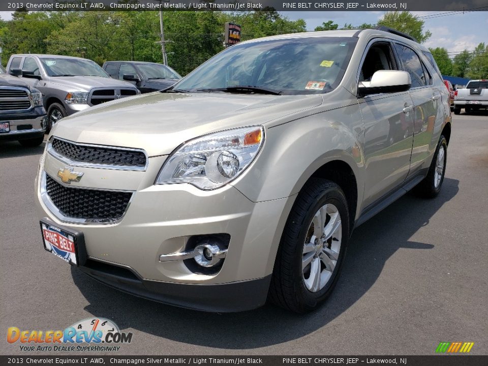 2013 Chevrolet Equinox LT AWD Champagne Silver Metallic / Light Titanium/Jet Black Photo #3