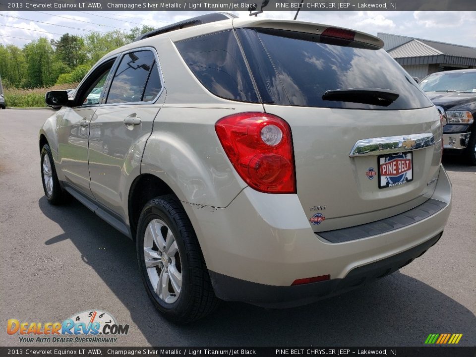 2013 Chevrolet Equinox LT AWD Champagne Silver Metallic / Light Titanium/Jet Black Photo #5