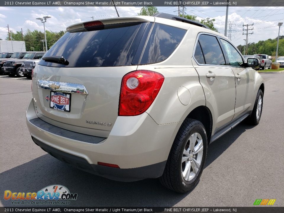 2013 Chevrolet Equinox LT AWD Champagne Silver Metallic / Light Titanium/Jet Black Photo #7
