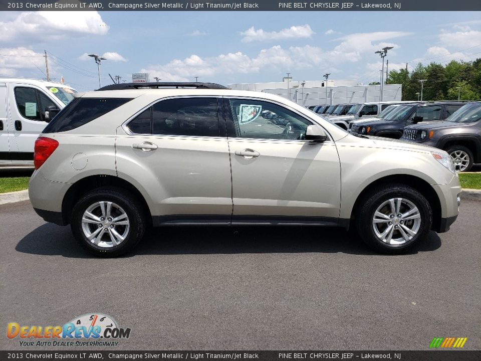 2013 Chevrolet Equinox LT AWD Champagne Silver Metallic / Light Titanium/Jet Black Photo #8