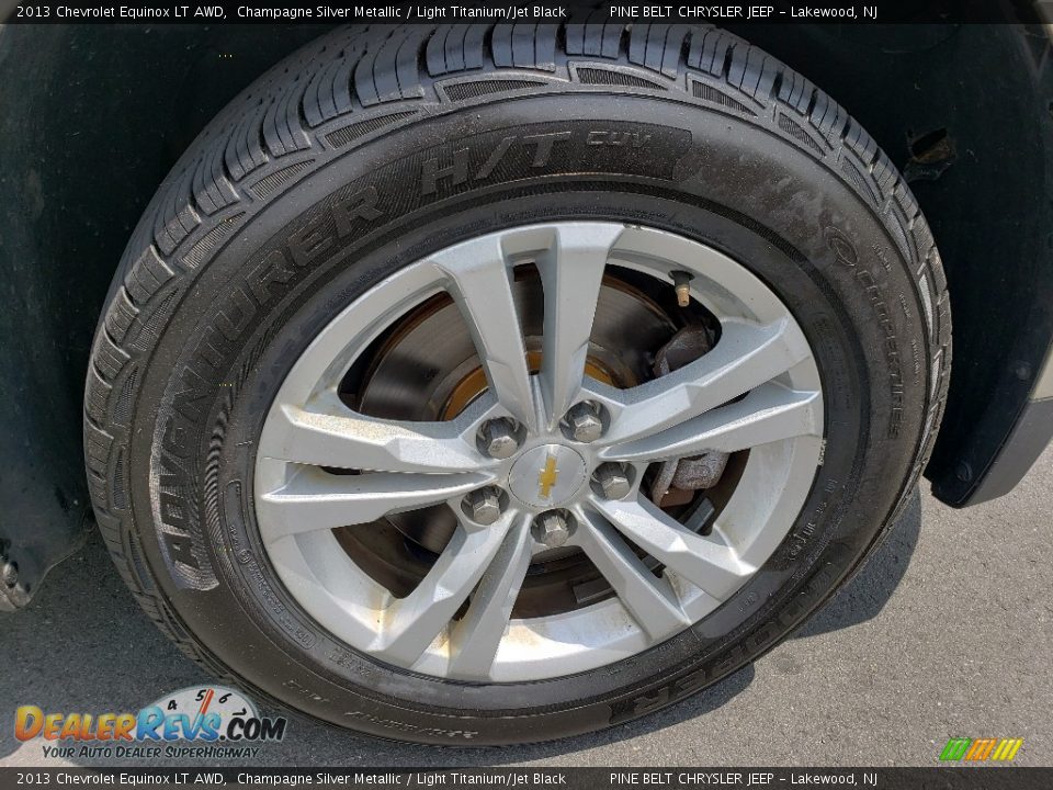 2013 Chevrolet Equinox LT AWD Champagne Silver Metallic / Light Titanium/Jet Black Photo #9