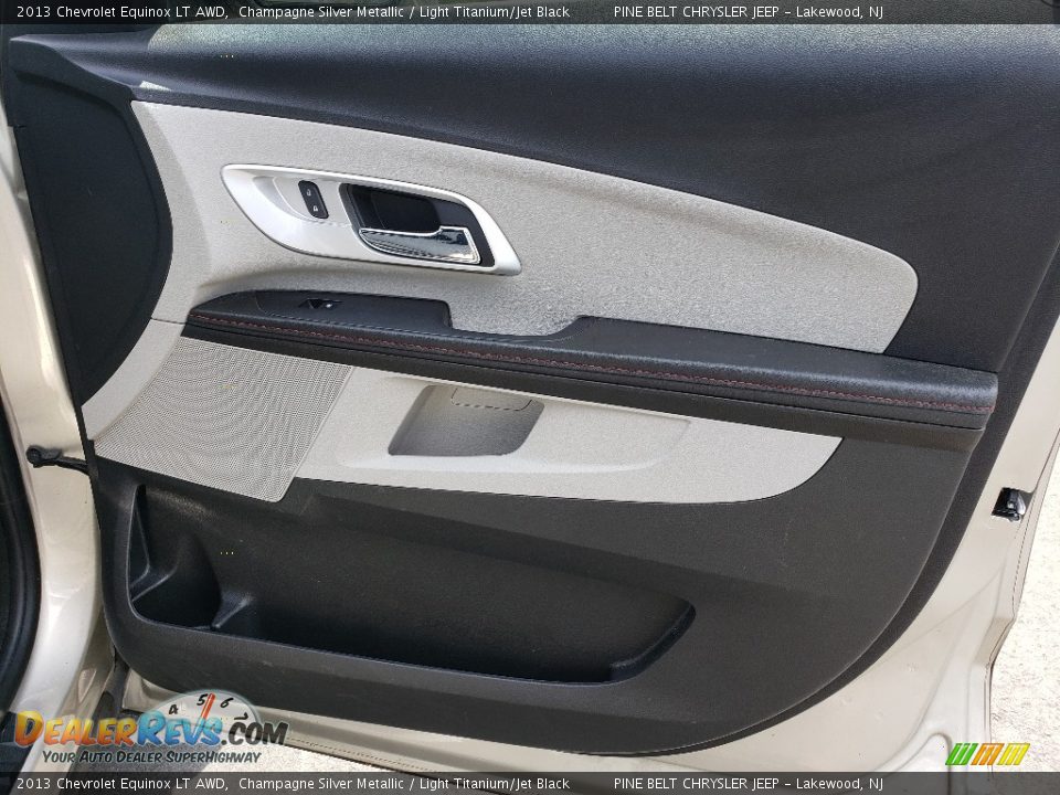 2013 Chevrolet Equinox LT AWD Champagne Silver Metallic / Light Titanium/Jet Black Photo #10