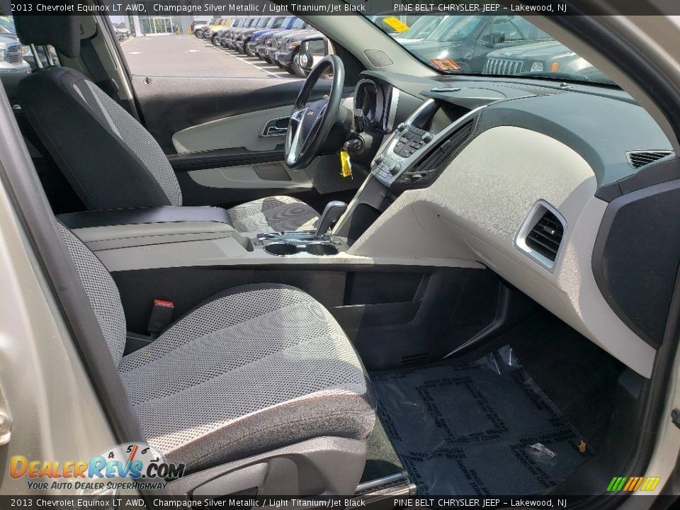 2013 Chevrolet Equinox LT AWD Champagne Silver Metallic / Light Titanium/Jet Black Photo #11