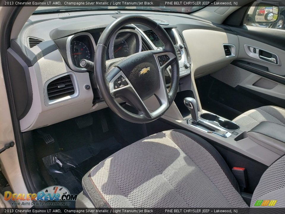 2013 Chevrolet Equinox LT AWD Champagne Silver Metallic / Light Titanium/Jet Black Photo #15