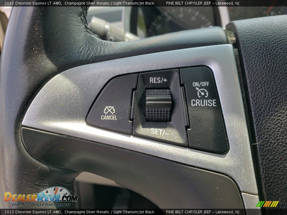 2013 Chevrolet Equinox LT AWD Champagne Silver Metallic / Light Titanium/Jet Black Photo #18