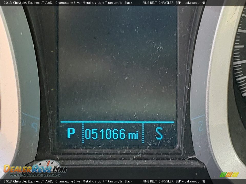 2013 Chevrolet Equinox LT AWD Champagne Silver Metallic / Light Titanium/Jet Black Photo #19