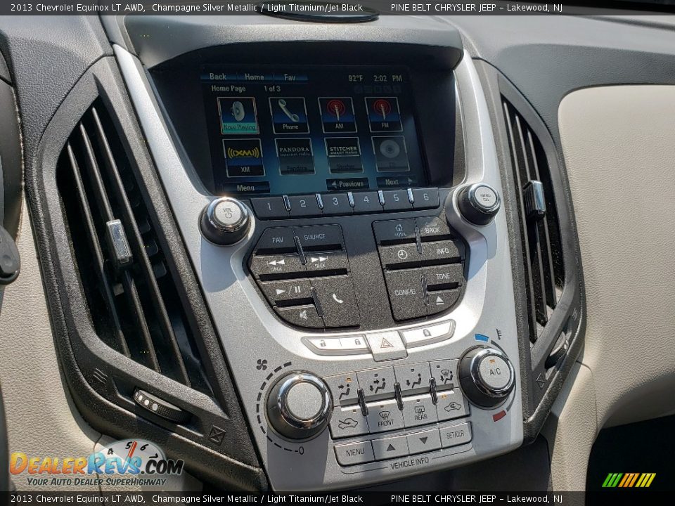 2013 Chevrolet Equinox LT AWD Champagne Silver Metallic / Light Titanium/Jet Black Photo #20