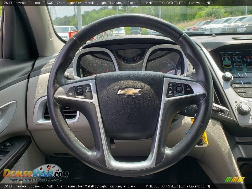 2013 Chevrolet Equinox LT AWD Champagne Silver Metallic / Light Titanium/Jet Black Photo #21