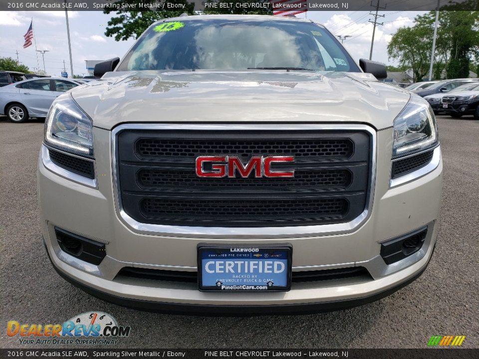 2016 GMC Acadia SLE AWD Sparkling Silver Metallic / Ebony Photo #2