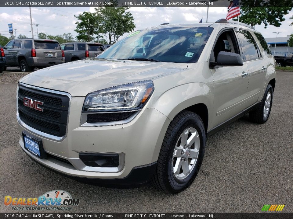 2016 GMC Acadia SLE AWD Sparkling Silver Metallic / Ebony Photo #3