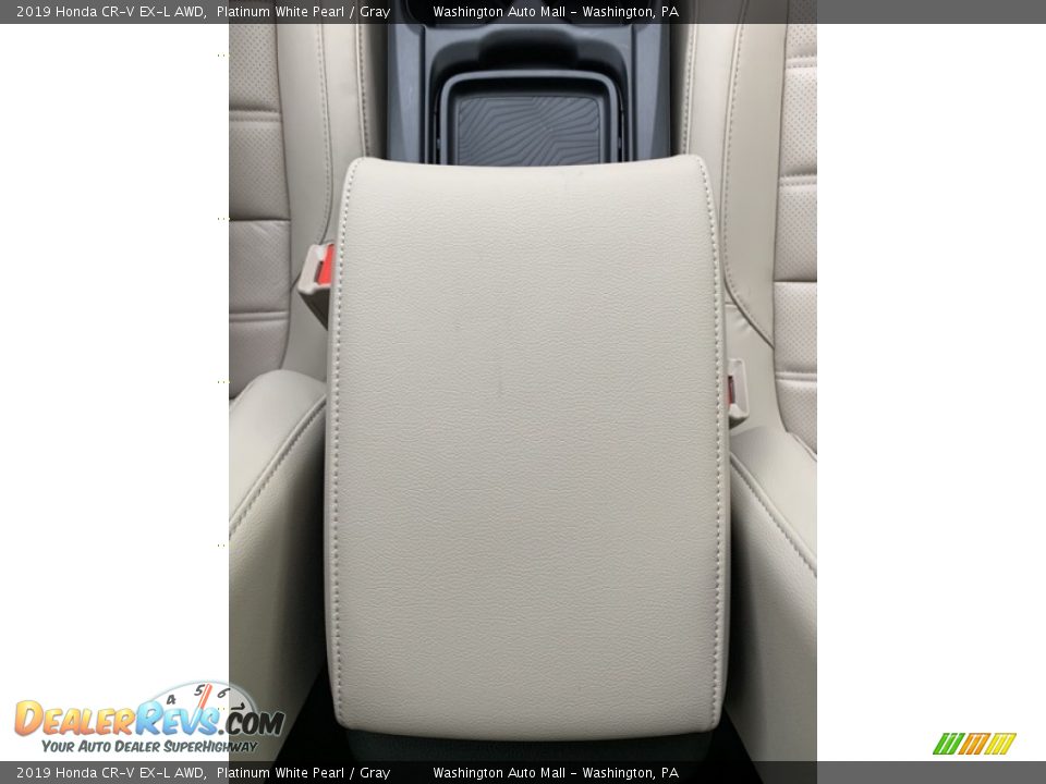 2019 Honda CR-V EX-L AWD Platinum White Pearl / Gray Photo #36