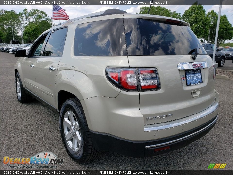 2016 GMC Acadia SLE AWD Sparkling Silver Metallic / Ebony Photo #5