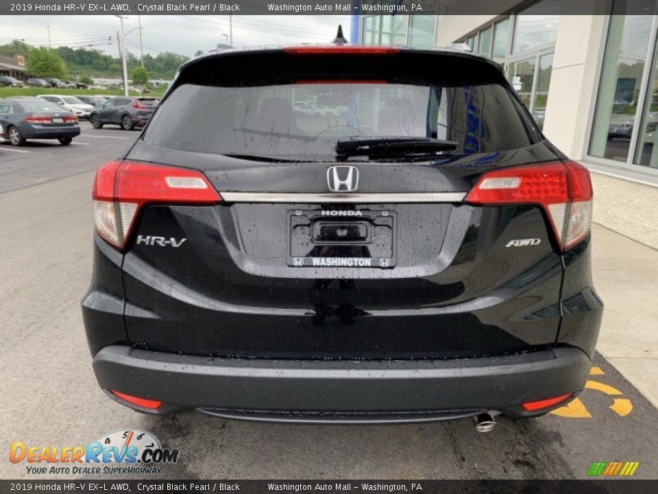 2019 Honda HR-V EX-L AWD Crystal Black Pearl / Black Photo #6