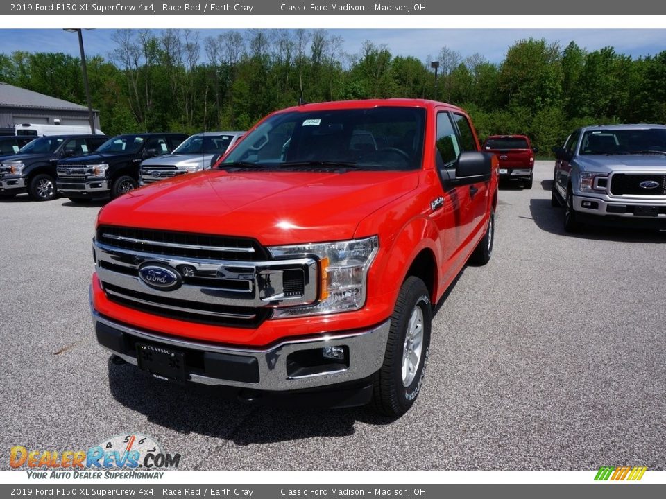 2019 Ford F150 XL SuperCrew 4x4 Race Red / Earth Gray Photo #1