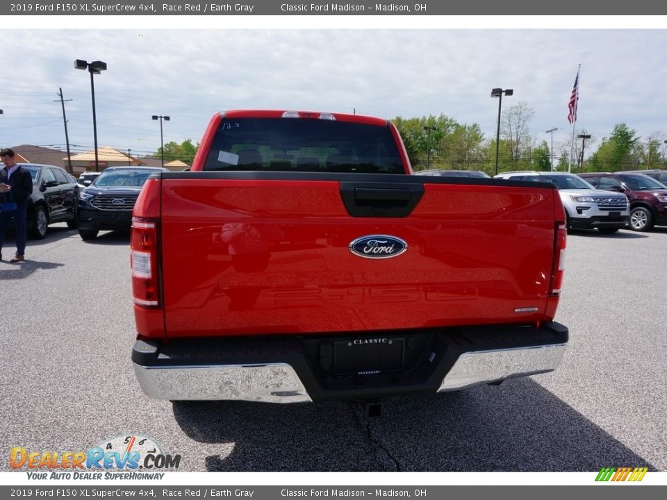 2019 Ford F150 XL SuperCrew 4x4 Race Red / Earth Gray Photo #3