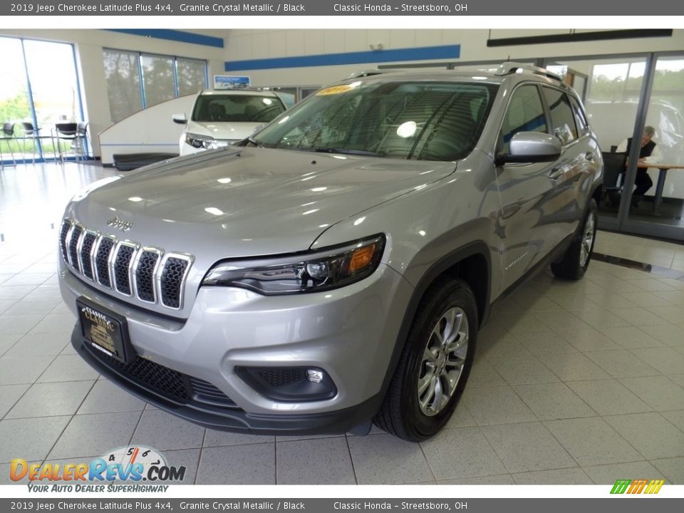 2019 Jeep Cherokee Latitude Plus 4x4 Granite Crystal Metallic / Black Photo #1