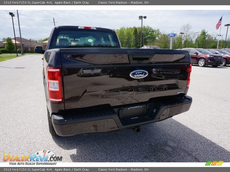 2019 Ford F150 XL SuperCab 4x4 Agate Black / Earth Gray Photo #3