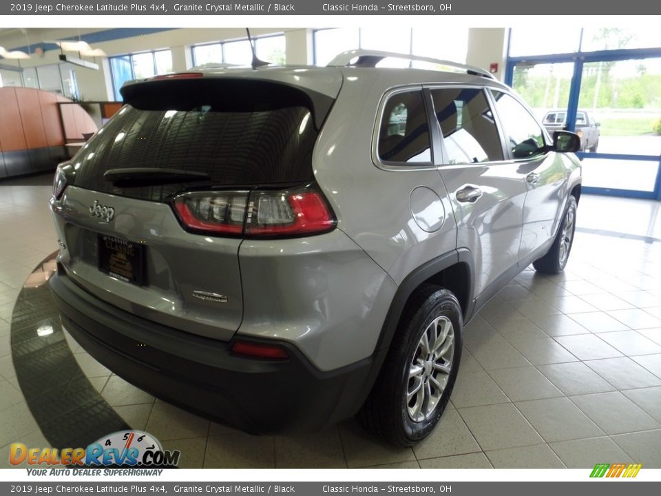 2019 Jeep Cherokee Latitude Plus 4x4 Granite Crystal Metallic / Black Photo #7