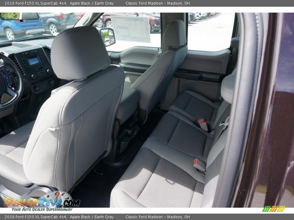 2019 Ford F150 XL SuperCab 4x4 Agate Black / Earth Gray Photo #5