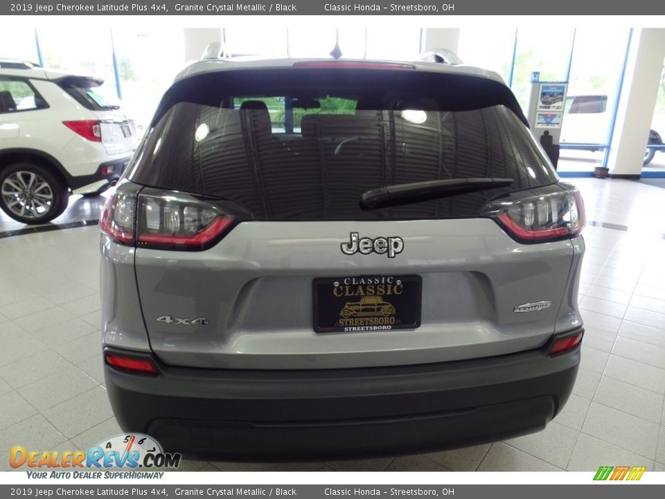 2019 Jeep Cherokee Latitude Plus 4x4 Granite Crystal Metallic / Black Photo #8