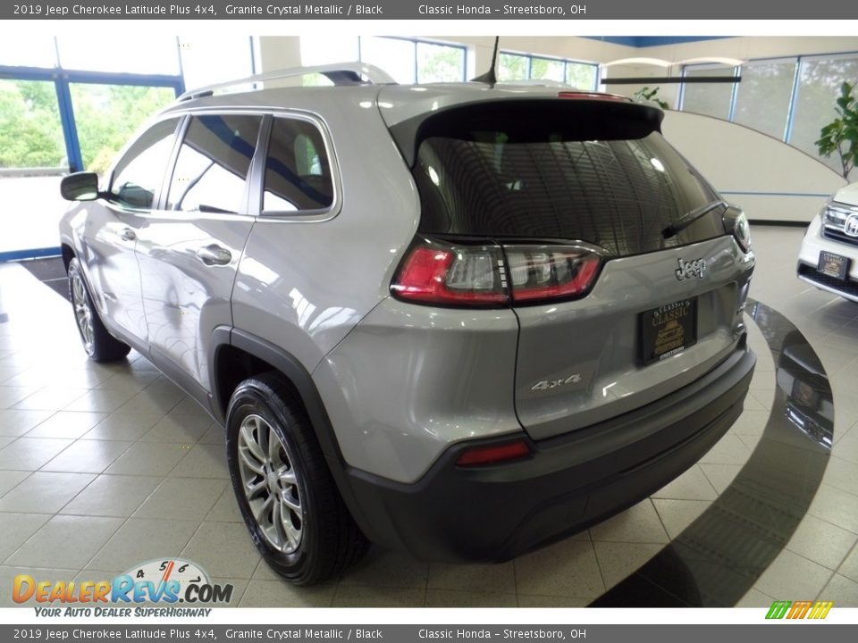 2019 Jeep Cherokee Latitude Plus 4x4 Granite Crystal Metallic / Black Photo #9