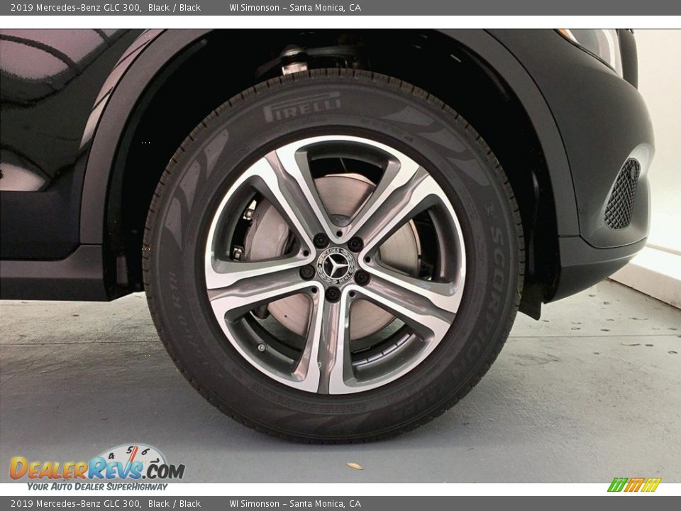2019 Mercedes-Benz GLC 300 Black / Black Photo #9