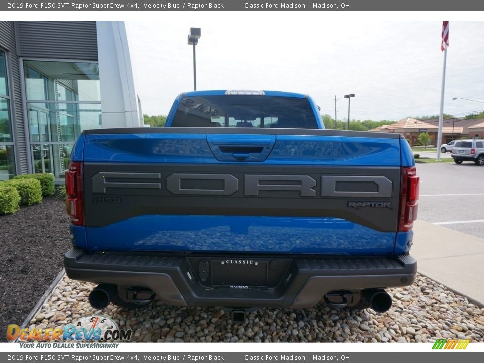 2019 Ford F150 SVT Raptor SuperCrew 4x4 Velocity Blue / Raptor Black Photo #3