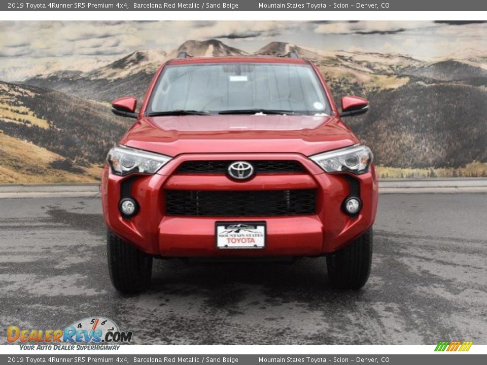 2019 Toyota 4Runner SR5 Premium 4x4 Barcelona Red Metallic / Sand Beige Photo #2