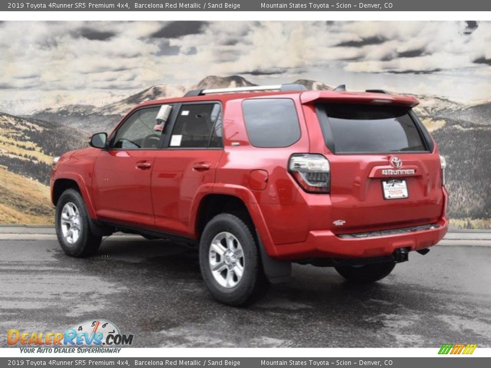 2019 Toyota 4Runner SR5 Premium 4x4 Barcelona Red Metallic / Sand Beige Photo #3