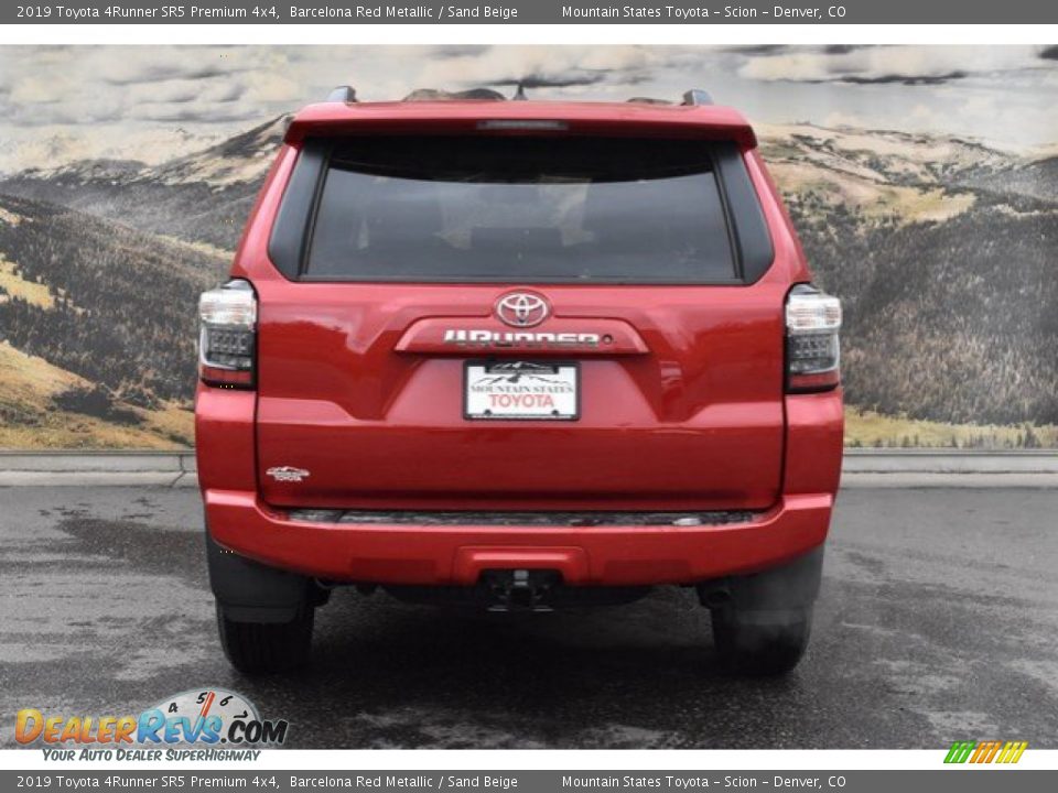 2019 Toyota 4Runner SR5 Premium 4x4 Barcelona Red Metallic / Sand Beige Photo #4