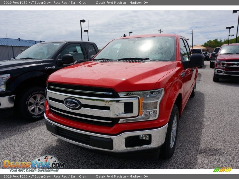 2019 Ford F150 XLT SuperCrew Race Red / Earth Gray Photo #1