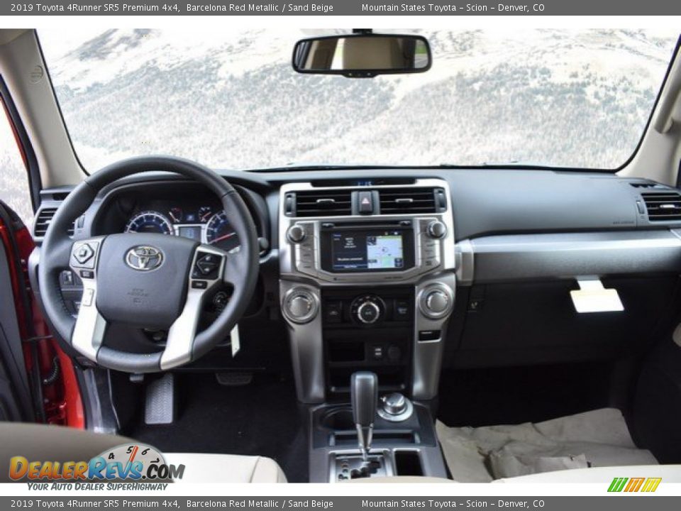 2019 Toyota 4Runner SR5 Premium 4x4 Barcelona Red Metallic / Sand Beige Photo #7