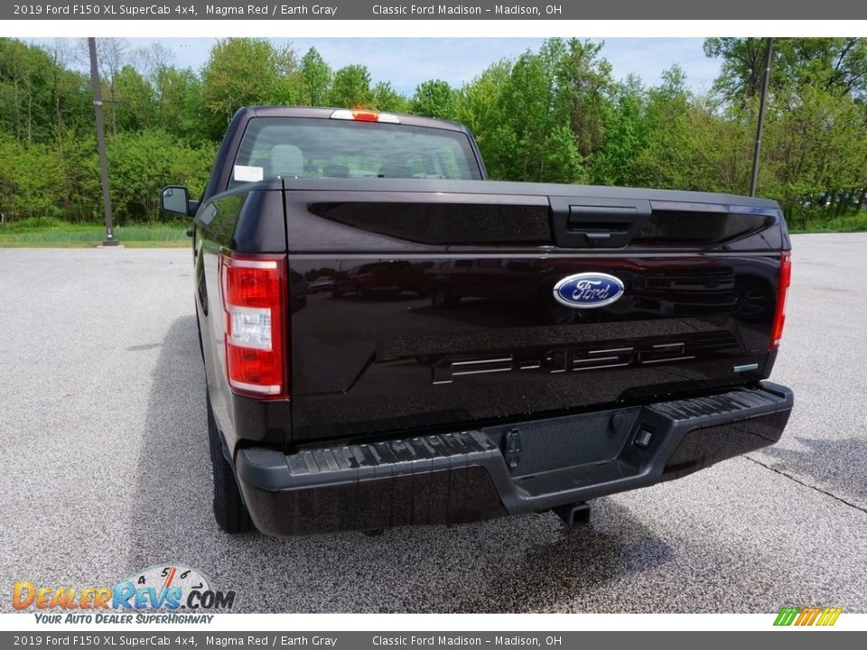 2019 Ford F150 XL SuperCab 4x4 Magma Red / Earth Gray Photo #3