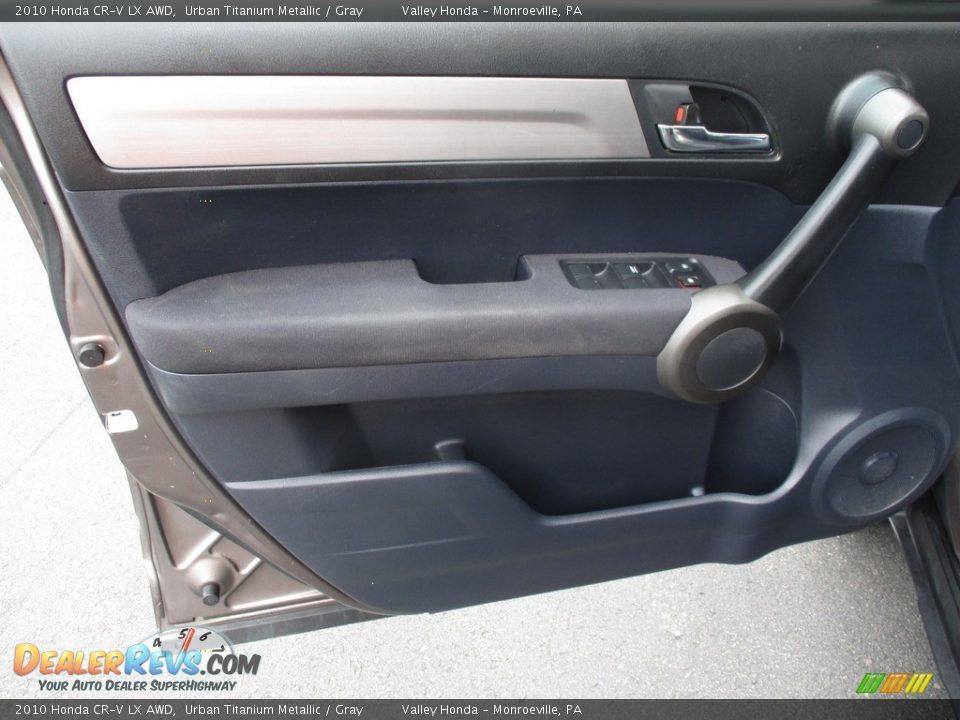 2010 Honda CR-V LX AWD Urban Titanium Metallic / Gray Photo #11