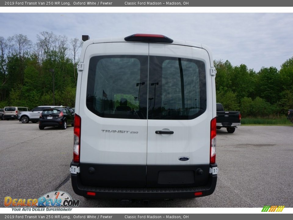 2019 Ford Transit Van 250 MR Long Oxford White / Pewter Photo #3