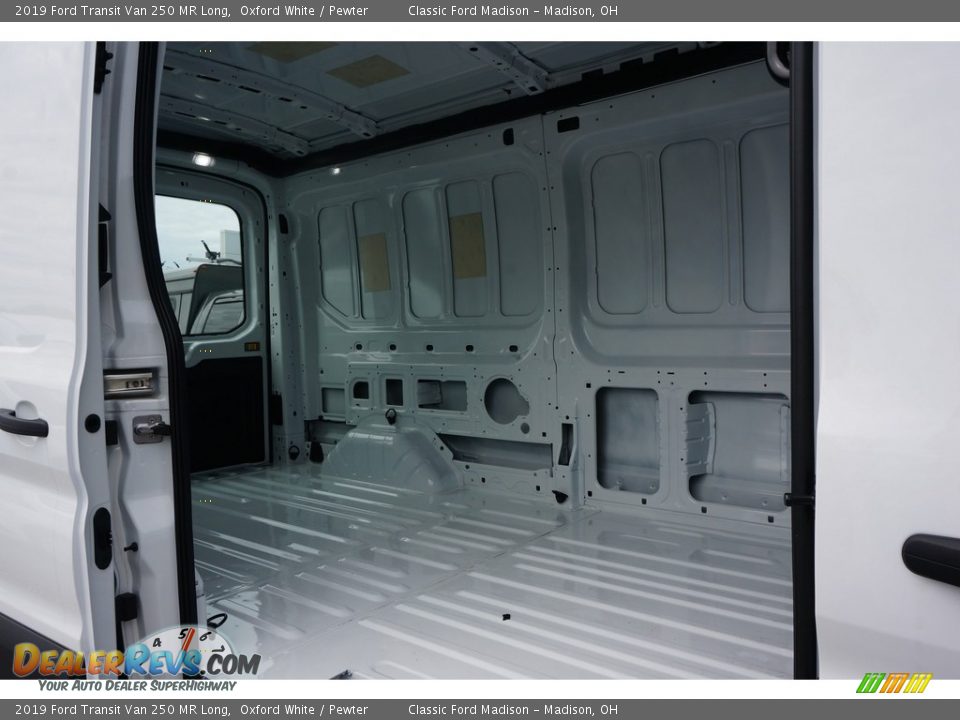 2019 Ford Transit Van 250 MR Long Oxford White / Pewter Photo #5