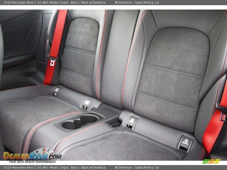 Rear Seat of 2019 Mercedes-Benz C 43 AMG 4Matic Coupe Photo #9
