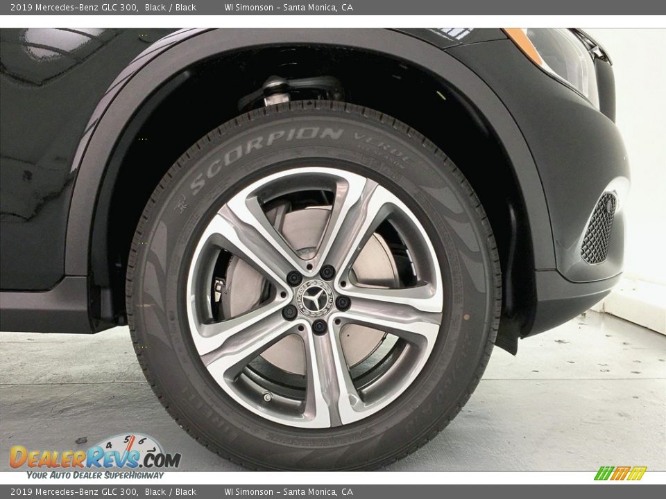 2019 Mercedes-Benz GLC 300 Black / Black Photo #9