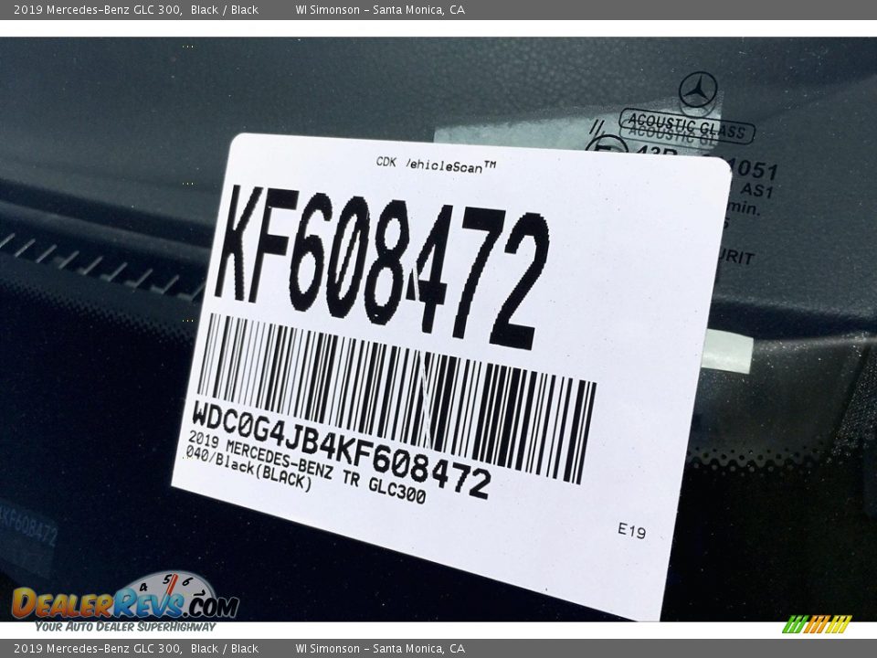 2019 Mercedes-Benz GLC 300 Black / Black Photo #11