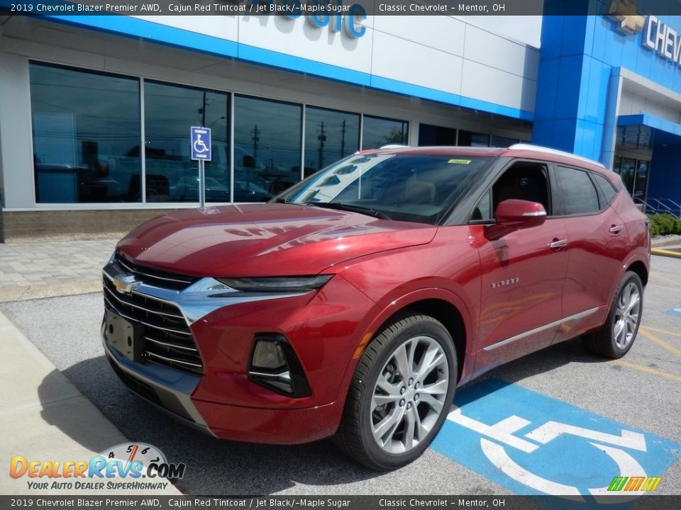 2019 Chevrolet Blazer Premier AWD Cajun Red Tintcoat / Jet Black/­Maple Sugar Photo #1