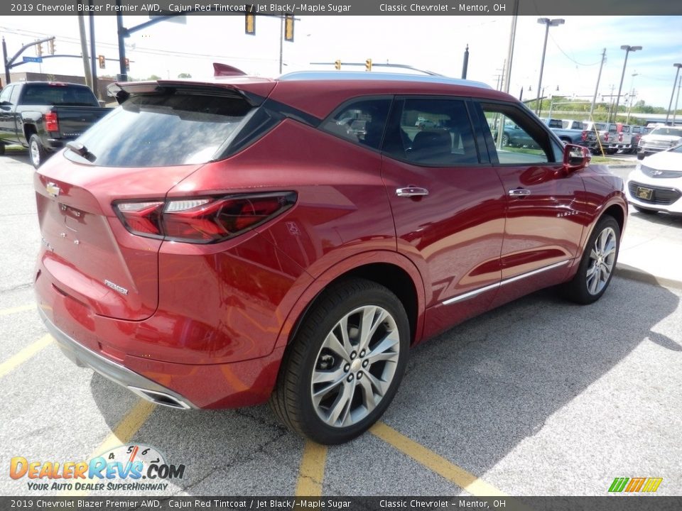 2019 Chevrolet Blazer Premier AWD Cajun Red Tintcoat / Jet Black/­Maple Sugar Photo #4