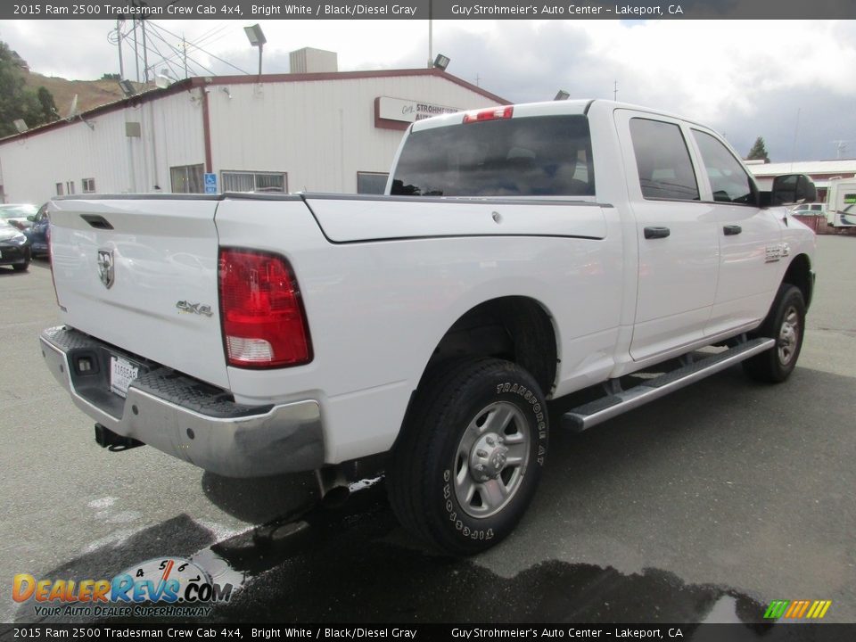 2015 Ram 2500 Tradesman Crew Cab 4x4 Bright White / Black/Diesel Gray Photo #7