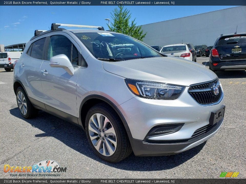 2018 Buick Encore Preferred Quicksilver Metallic / Ebony Photo #1
