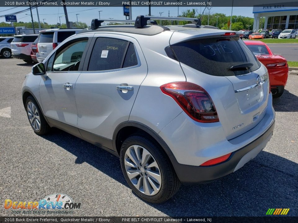 2018 Buick Encore Preferred Quicksilver Metallic / Ebony Photo #2