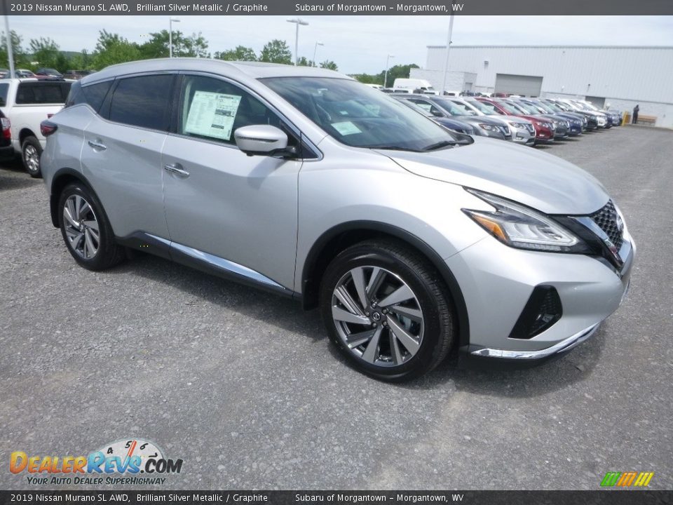 Front 3/4 View of 2019 Nissan Murano SL AWD Photo #1