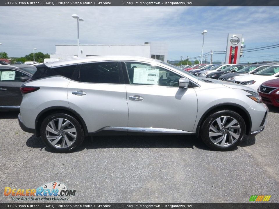 Brilliant Silver Metallic 2019 Nissan Murano SL AWD Photo #3