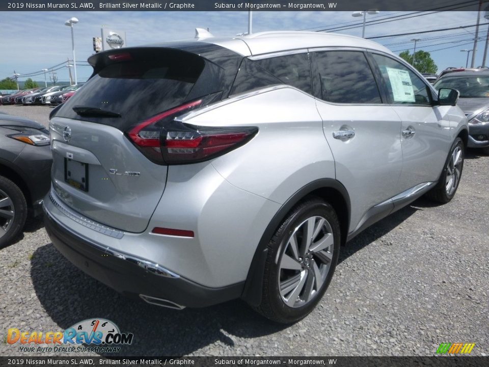 2019 Nissan Murano SL AWD Brilliant Silver Metallic / Graphite Photo #4