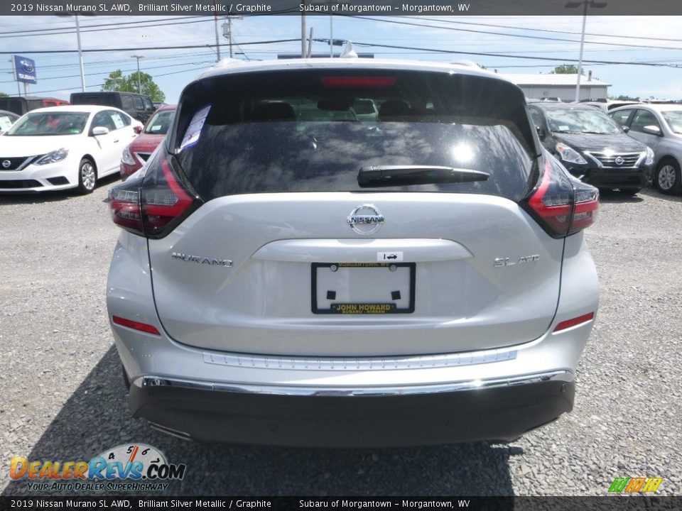 2019 Nissan Murano SL AWD Brilliant Silver Metallic / Graphite Photo #5